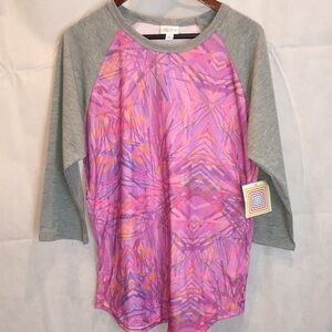 NWT Lularoe 3/4 Sleeve Tee Shirt Style Top | Size XL